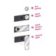 USB Accessories - WebCam Cover Swivel - Plastic