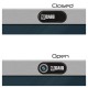 USB Accessories - WebCam Cover Channel Tablet -Plastic