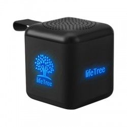 Wired & Bluetooth Speakers - Mini Cube Light-Up Speaker