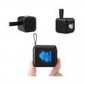 Wired & Bluetooth Speakers - Mini Cube Light-Up Speaker