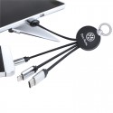 USB Hubs & Cables - Atesso 3n1 Light Up Charge Cable - Round