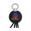 USB Hubs & Cables - Atesso 3n1 Light Up Charge Cable - Round