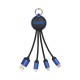 Atesso 3n1 Light Up Charge Cable - Round