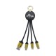 Atesso 3n1 Light Up Charge Cable - Round