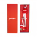 USB Hubs & Cables - Atesso 3n1 Light Up Charge Cable - Round