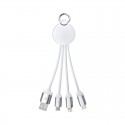 USB Hubs & Cables - Atesso 3n1 Light Up Charge Cable - Round
