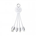 USB Hubs & Cables - Atesso 3n1 Light Up Charge Cable - Round