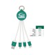 USB Hubs & Cables - Atesso 3n1 Light Up Charge Cable - Round
