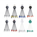 USB Hubs & Cables - Atesso 3n1 Light Up Charge Cable - Round