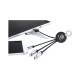 USB Hubs & Cables - Atesso 3n1 Light Up Charge Cable - Round