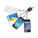 USB Hubs & Cables - Atesso 3n1 Light Up Charge Cable - Rectangle