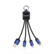USB Hubs & Cables - Atesso 3n1 Light Up Charge Cable - Rectangle