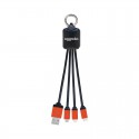 USB Hubs & Cables - Atesso 3n1 Light Up Charge Cable - Rectangle