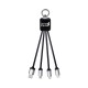 USB Hubs & Cables - Atesso 3n1 Light Up Charge Cable - Rectangle