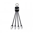 USB Hubs & Cables - Atesso 3n1 Light Up Charge Cable - Rectangle