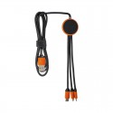 USB Hubs & Cables - Trent 3n1 Light Up Cable - 70 cm