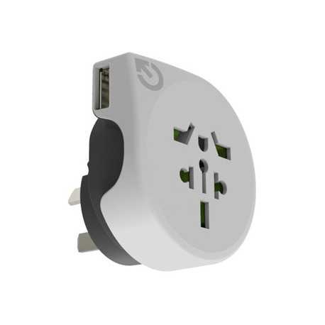 Travel Accessories - World to Australia Travel Adaptor with USB