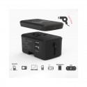 Phone & Tablet Chargers - Portici Travel Adaptor with Fast Wireless Charger