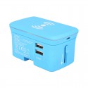 Phone & Tablet Chargers - Portici Travel Adaptor with Fast Wireless Charger