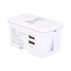 Phone & Tablet Chargers - Portici Travel Adaptor with Fast Wireless Charger