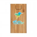 Phone & Tablet Chargers - Jaegers Bamboo Wireless Power Bank - 5000 mAh