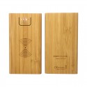 Phone & Tablet Chargers - Jaegers Bamboo Wireless Power Bank - 5000 mAh
