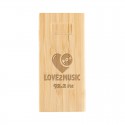 Lanyards - Mills Bamboo Power Bank - 10000 mAh