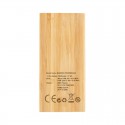Lanyards - Mills Bamboo Power Bank - 10000 mAh