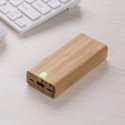 Lanyards - Luton Bamboo Power Bank - 10000 mAh
