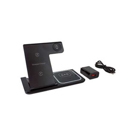 Phone & Tablet Chargers - Camden 3n1 Fast Wireless Charger with QC3.0 Adapter