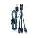 Parma 3n1 Light Up Charge Cable - 15 cm