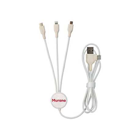 Phone & Tablet Chargers - Murano Charge Cable - Bamboo