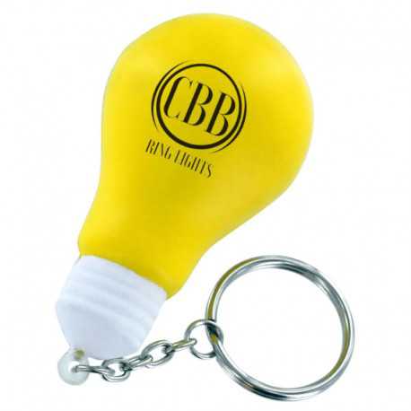 Stress Lighting Blub Key Ring