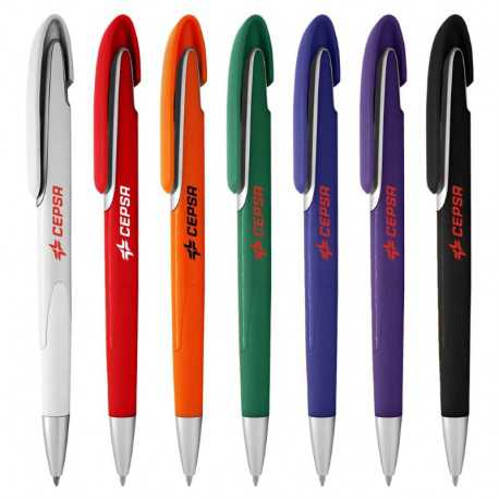 Plastic Promotional Pens - Keely Coloured Plastic Pen