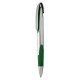 Plastic Promotional Pens - Keely Silver Plastic Pen
