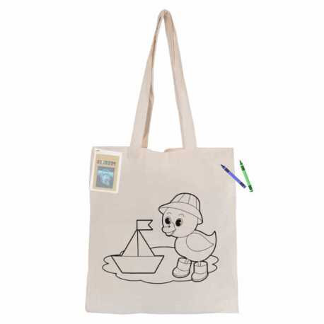 Cotton & Calico Tote Bags - Colouring Calico Bag No Gusset