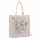 Cotton & Calico Tote Bags - Colouring Calico Bag with Gusset