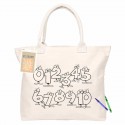 Cotton & Calico Tote Bags - Colouring Calico Shopper No Gusset