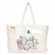 Colouring Delton Canvas Large Shopper