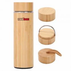 Drink Bottles - Metal - Burra Bamboo Drink Bottle 450ml