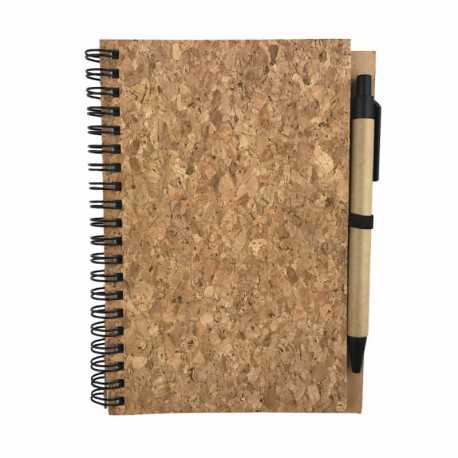 Promotional Journals & Noteboooks - Fatino Cork Notebook B6