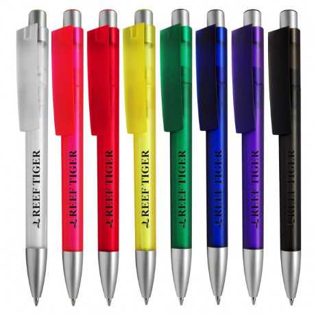 Plastic Promotional Pens - Eurotech - Ice Plastic Pen