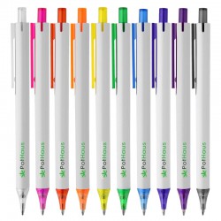 York White Plastic Pen