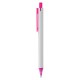 Plastic Promotional Pens - York White Plastic Pen