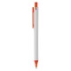 Plastic Promotional Pens - York White Plastic Pen