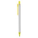 Plastic Promotional Pens - York White Plastic Pen