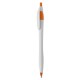 Plastic Promotional Pens - Oracle White Plastic Pen