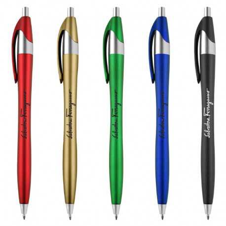 Plastic Promotional Pens - Oracle Metallic Plastic Pen