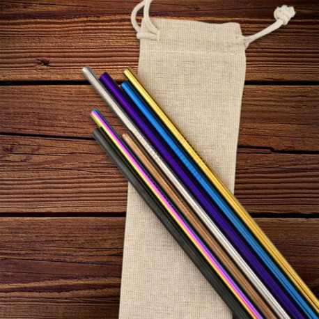 Homeware Products - Stainless Steel Straw 6MM x 215MM