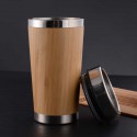 Stainless Steel Mugs - Jackson Bamboo Mug 350ml